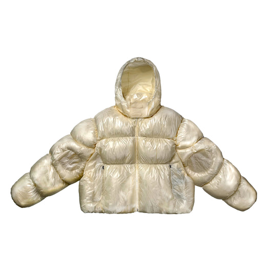 SLIP DISK PUFFER (BEIGE)